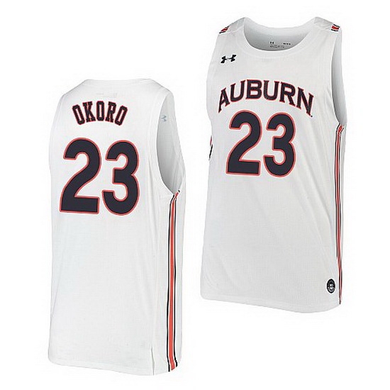 Auburn Tigers Isaac Okoro White Replica Auburn Tigers Jersey Auburn Tigers Isaac Okoro White Replica Auburn Tigers Jersey
