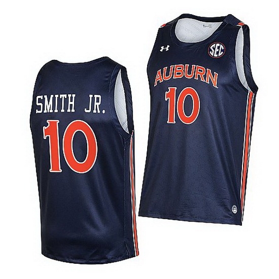Auburn Tigers Jabari Smith Jr. Navy College Basketball 2021 22 Jersey Auburn Tigers Jabari Smith Jr. Navy College Basketball 2021 22 Jersey