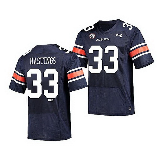 Auburn Tigers Will Hastings Navy Replica Men'S Jersey 0 Auburn Tigers Will Hastings Navy Replica Men'S Jersey 0