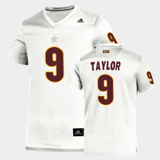 Men Arizona State Sun Devils D.J. Taylor Replica White Football Jersey Men Arizona State Sun Devils D.J. Taylor Replica White Football Jersey