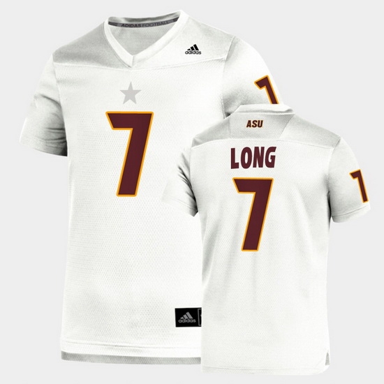 Men Arizona State Sun Devils Ethan Long Replica White Football Jersey Men Arizona State Sun Devils Ethan Long Replica White Football Jersey
