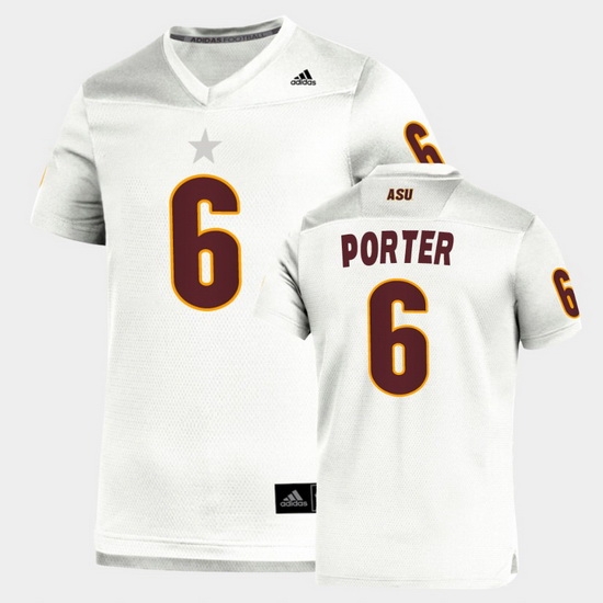 Men Arizona State Sun Devils Geordon Porter Replica White Football Jersey Men Arizona State Sun Devils Geordon Porter Replica White Football Jersey