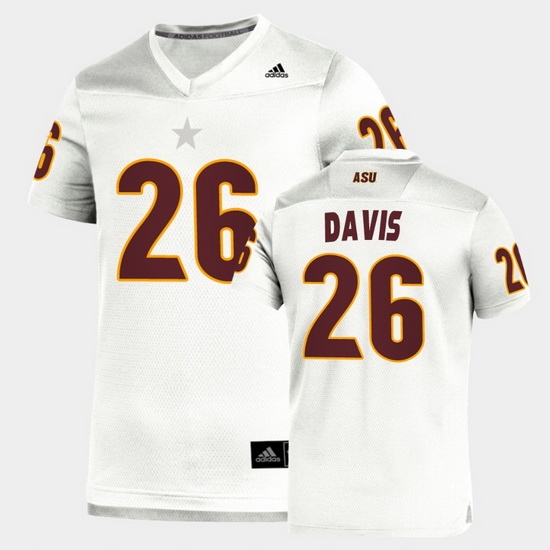 Men Arizona State Sun Devils Keith Davis Replica White Football Jersey Men Arizona State Sun Devils Keith Davis Replica White Football Jersey