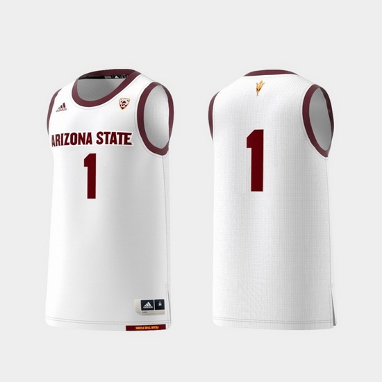 Men Arizona State Sun Devils White Basketball Swingman Adidas Replica Jersey Men Arizona State Sun Devils White Basketball Swingman Adidas Replica Jersey