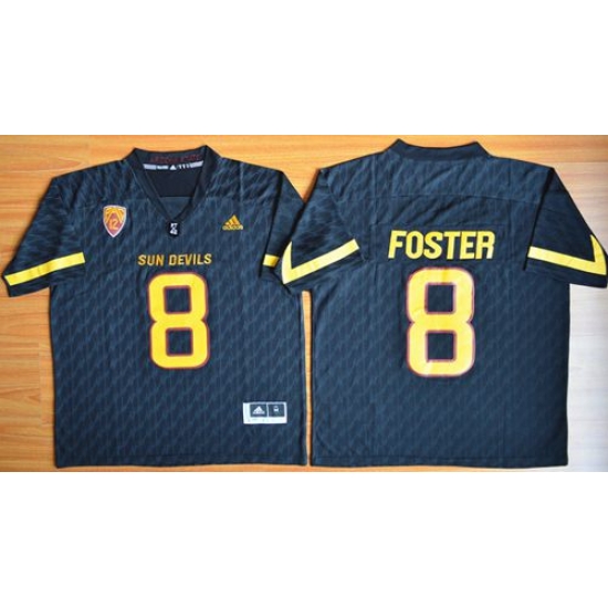 Sun Devils #8 D J Foster New Black Stitched NCAA Basketball Jersey Sun Devils #8 D J Foster New Black Stitched NCAA Basketball Jersey