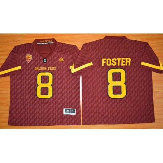 Sun Devils #8 D J Foster New Red Stitched NCAA Basketball Jersey Sun Devils #8 D J Foster New Red Stitched NCAA Basketball Jersey