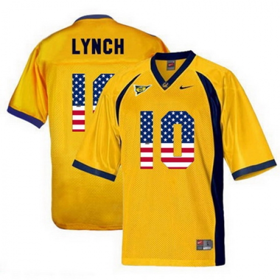 California Golden Bears 10 Marshawn Lynch Gold USA Flag College Football Jersey California Golden Bears 10 Marshawn Lynch Gold USA Flag College Football Jersey