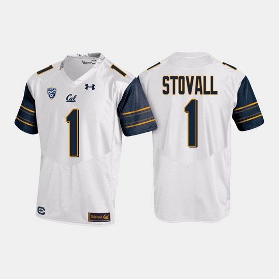 California Golden Bears Melquise Stovall College Football White Jersey California Golden Bears Melquise Stovall College Football White Jersey