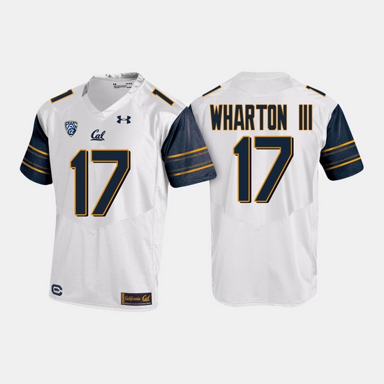 California Golden Bears Vic Wharton Iii College Football White Jersey California Golden Bears Vic Wharton Iii College Football White Jersey