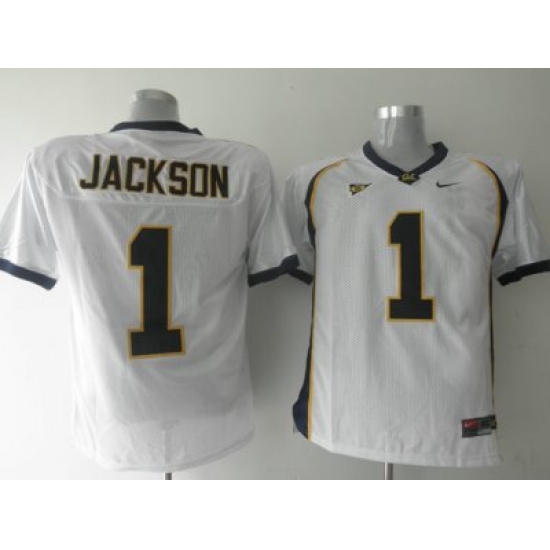 Golden Bears #1 DeSean Jackson White Embroidered NCAA Jersey Golden Bears #1 DeSean Jackson White Embroidered NCAA Jersey