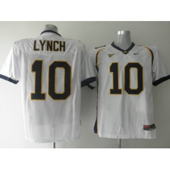 Golden Bears #10 Marshawn Lynch White Embroidered NCAA Jersey Golden Bears #10 Marshawn Lynch White Embroidered NCAA Jersey