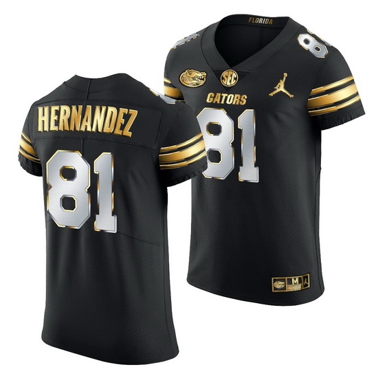 Florida Gators Aaron Hernandez Black Golden Edition Jersey Florida Gators Aaron Hernandez Black Golden Edition Jersey