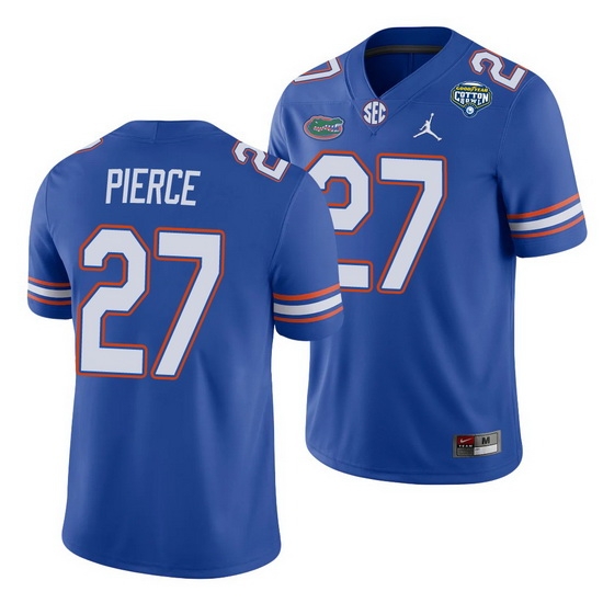 Florida Gators Dameon Pierce Royal 2020 Cotton Bowl Men'S Jersey Florida Gators Dameon Pierce Royal 2020 Cotton Bowl Men'S Jersey