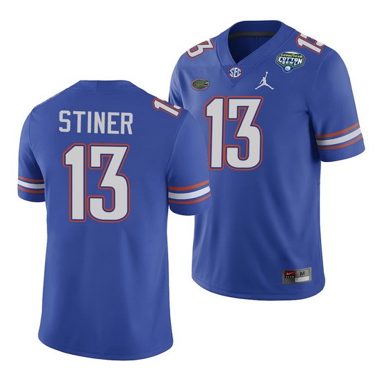 Florida Gators Donovan Stiner Royal 2020 Cotton Bowl Classic College Football Jersey Florida Gators Donovan Stiner Royal 2020 Cotton Bowl Classic College Football Jersey