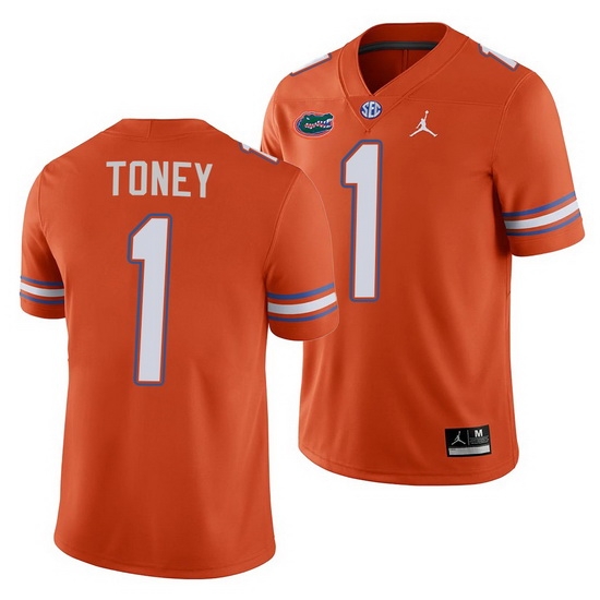 Florida Gators Kadarius Toney Orange Alternate Game Men'S Jersey Florida Gators Kadarius Toney Orange Alternate Game Men'S Jersey