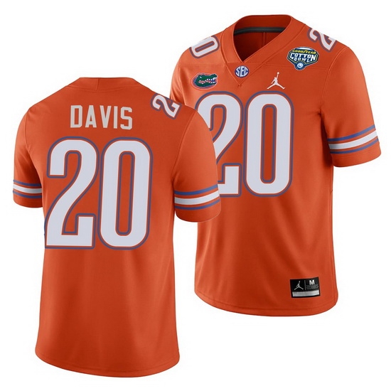 Florida Gators Malik Davis Orange 2020 Cotton Bowl Classic College Football Jersey Florida Gators Malik Davis Orange 2020 Cotton Bowl Classic College Football Jersey