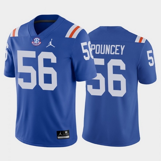 Florida Gators Maurkice Pouncey Royal Throwback Men'S Jersey Florida Gators Maurkice Pouncey Royal Throwback Men'S Jersey