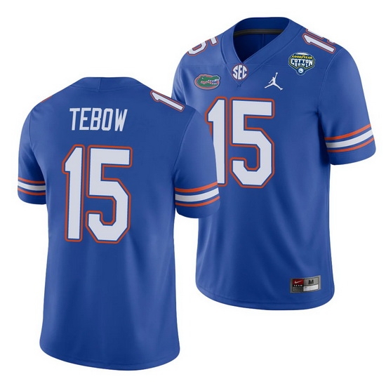 Florida Gators Tim Tebow Royal 2020 Cotton Bowl Men'S Jersey Florida Gators Tim Tebow Royal 2020 Cotton Bowl Men'S Jersey