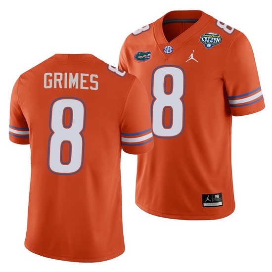 Florida Gators Trevon Grimes Orange 2020 Cotton Bowl Classic College Football Jersey Florida Gators Trevon Grimes Orange 2020 Cotton Bowl Classic College Football Jersey