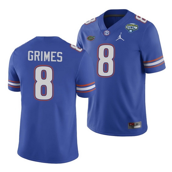 Florida Gators Trevon Grimes Royal 2020 Cotton Bowl Classic College Football Jersey Florida Gators Trevon Grimes Royal 2020 Cotton Bowl Classic College Football Jersey