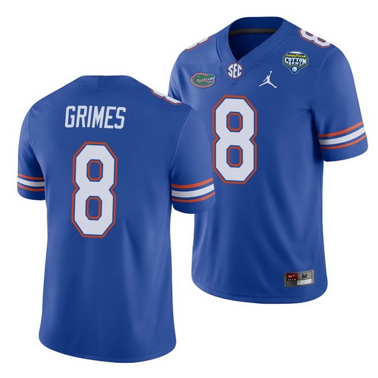 Florida Gators Trevon Grimes Royal 2020 Cotton Bowl Men'S Jersey Florida Gators Trevon Grimes Royal 2020 Cotton Bowl Men'S Jersey