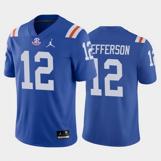 Florida Gators Van Jefferson Royal Throwback Men'S Jersey Florida Gators Van Jefferson Royal Throwback Men'S Jersey