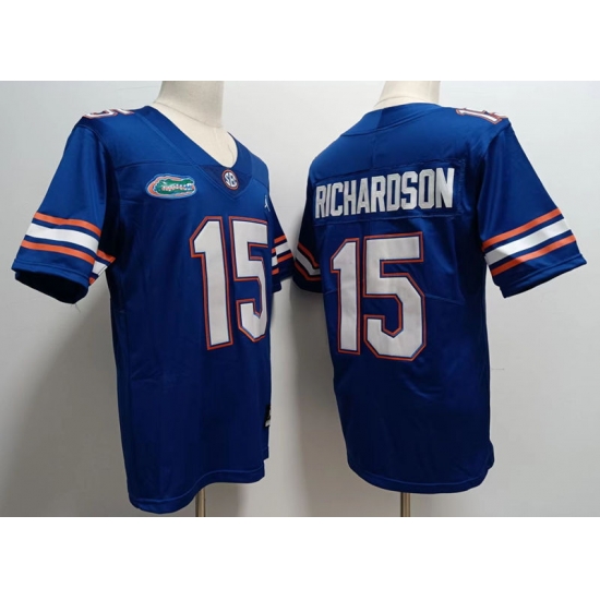 Men Florida Gators Anthony Richardson #15 Blue College Football Jersey Men Florida Gators Anthony Richardson #15 Blue College Football Jersey