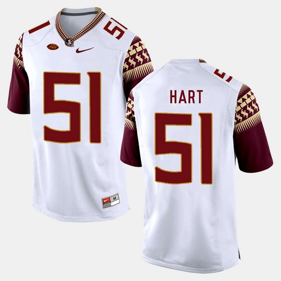 Florida State Seminoles Bobby Hart College Football White Jersey Florida State Seminoles Bobby Hart College Football White Jersey