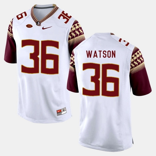 Florida State Seminoles Dekoda Watson College Football White Jersey Florida State Seminoles Dekoda Watson College Football White Jersey