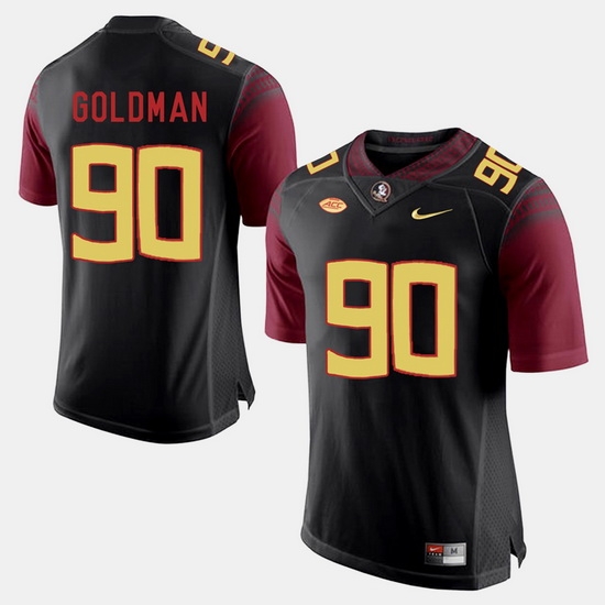 Florida State Seminoles Eddie Goldman College Football Black Jersey Florida State Seminoles Eddie Goldman College Football Black Jersey