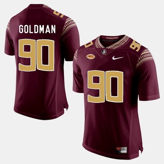 Florida State Seminoles Eddie Goldman College Football Garnet Jersey Florida State Seminoles Eddie Goldman College Football Garnet Jersey