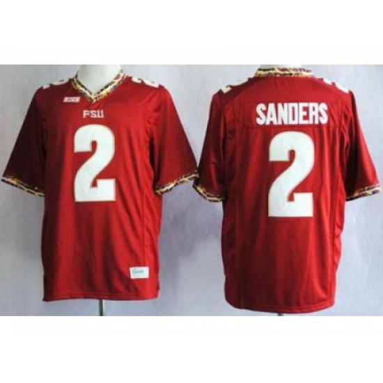 Florida State Seminoles FSU 2 Deion Sanders Red NCAA Jerseys Florida State Seminoles FSU 2 Deion Sanders Red NCAA Jerseys