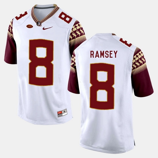 Florida State Seminoles Jalen Ramsey College Football White Jersey Florida State Seminoles Jalen Ramsey College Football White Jersey