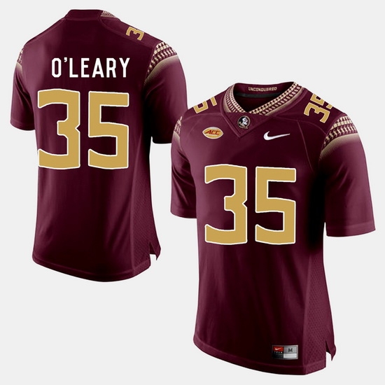 Florida State Seminoles Nick O'Leary College Football Garnet Jersey Florida State Seminoles Nick O'Leary College Football Garnet Jersey