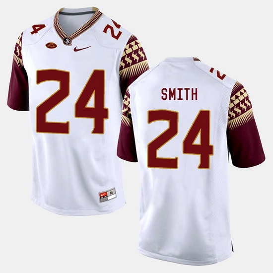 Florida State Seminoles Terrance Smith College Football White Jersey Florida State Seminoles Terrance Smith College Football White Jersey