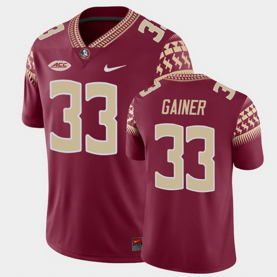 Men Florida State Seminoles Amari Gainer Game Garnet College Football Jersey Men Florida State Seminoles Amari Gainer Game Garnet College Football Jersey