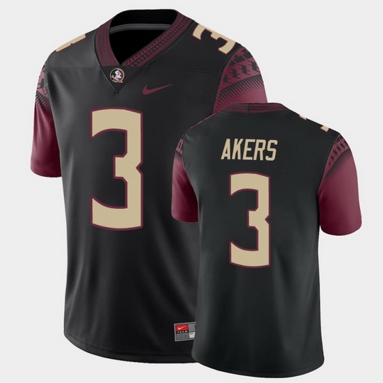 Men Florida State Seminoles Cam Akers College Football Black Alternate Game Jersey Men Florida State Seminoles Cam Akers College Football Black Alternate Game Jersey