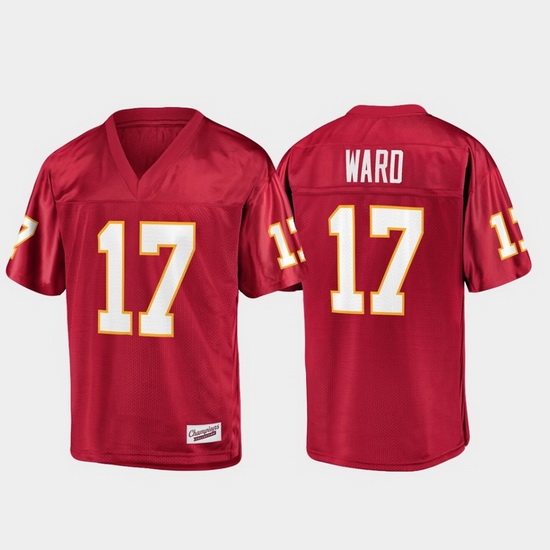 Men Florida State Seminoles Charlie Ward 17 Garnet Champions Collection Jersey Men Florida State Seminoles Charlie Ward 17 Garnet Champions Collection Jersey