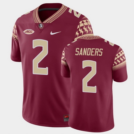 Men Florida State Seminoles Deion Sanders Game Garnet College Football Jersey Men Florida State Seminoles Deion Sanders Game Garnet College Football Jersey