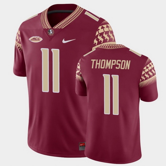 Men Florida State Seminoles Warren Thompson Game Garnet College Football Jersey Men Florida State Seminoles Warren Thompson Game Garnet College Football Jersey