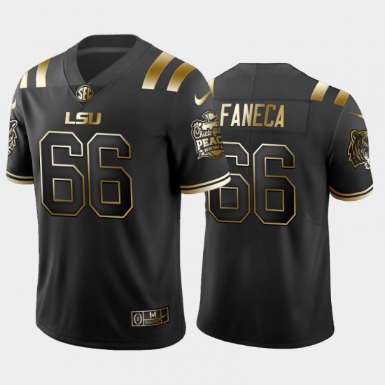 LSU Tiger Alan Faneca Black Golden Edition Men'S Jersey LSU Tiger Alan Faneca Black Golden Edition Men'S Jersey