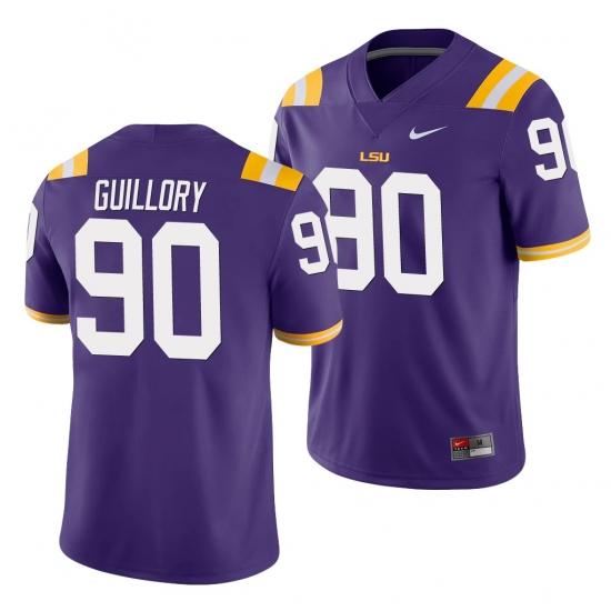 LSU Tiger Jacobian Guillory Purple Game Men'S Jersey LSU Tiger Jacobian Guillory Purple Game Men'S Jersey