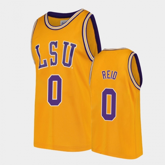 LSU Tiger Naz Reid Gold Replica Men'S Jersey LSU Tiger Naz Reid Gold Replica Men'S Jersey
