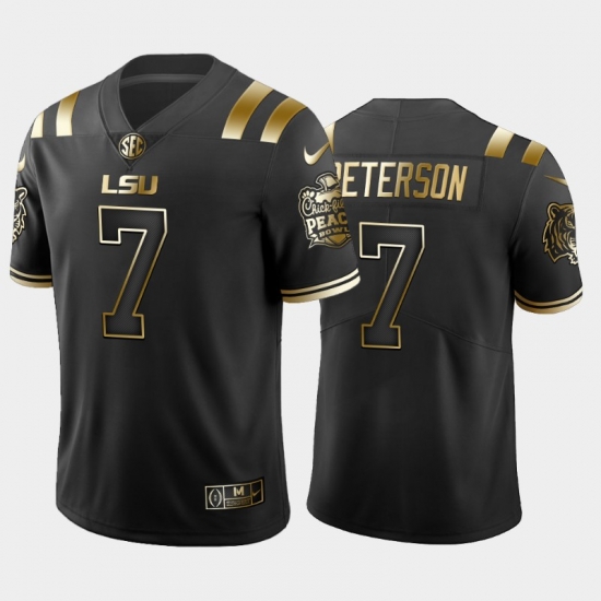 LSU Tiger Patrick Peterson Black Golden Edition Men'S Jersey LSU Tiger Patrick Peterson Black Golden Edition Men'S Jersey