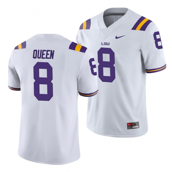 LSU Tiger Patrick Queen White College Football Men'S Jersey LSU Tiger Patrick Queen White College Football Men'S Jersey