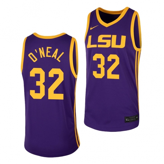 LSU Tiger Shareef O'Neal Purple College Basketball Lsu Tigers Jersey LSU Tiger Shareef O'Neal Purple College Basketball Lsu Tigers Jersey