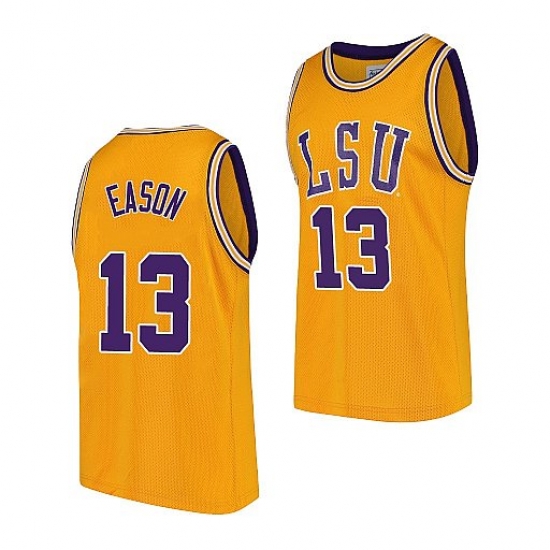 LSU Tiger Tari Eason Gold College Basketball 2021 Transfer Jersey LSU Tiger Tari Eason Gold College Basketball 2021 Transfer Jersey