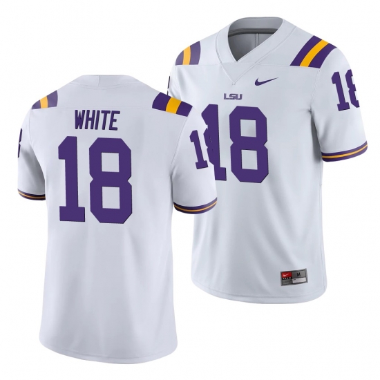 LSU Tiger Tre'Davious White White College Football Men'S Jersey LSU Tiger Tre'Davious White White College Football Men'S Jersey