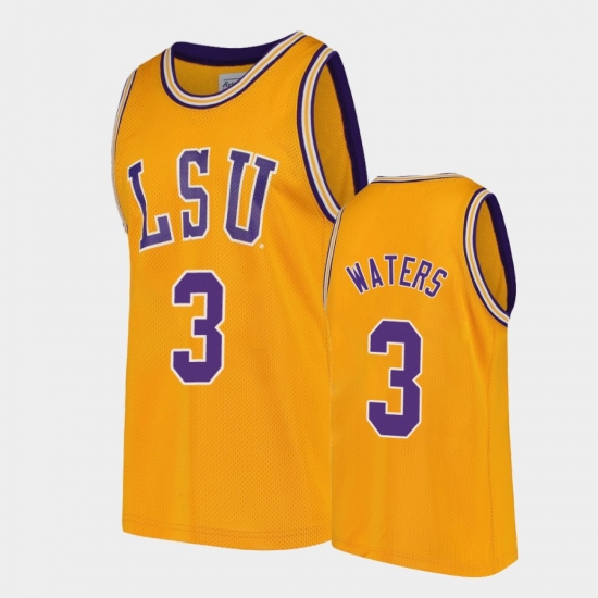 LSU Tiger Tremont Waters Gold Replica Men'S Jersey LSU Tiger Tremont Waters Gold Replica Men'S Jersey