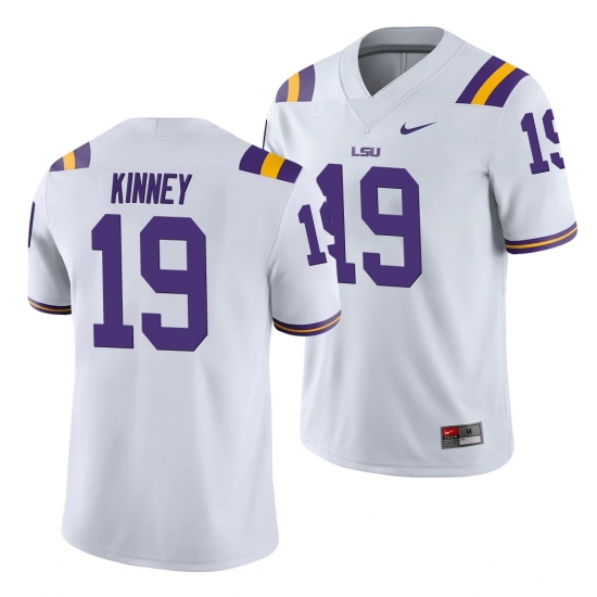 LSU Tiger Walker Kinney White College Football Men'S Jersey LSU Tiger Walker Kinney White College Football Men'S Jersey